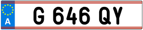 Truck License Plate